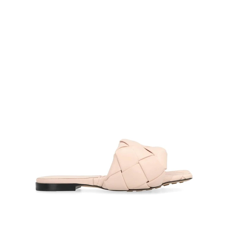 Bottega Veneta Multicolor Leather Flat Sandals - Women