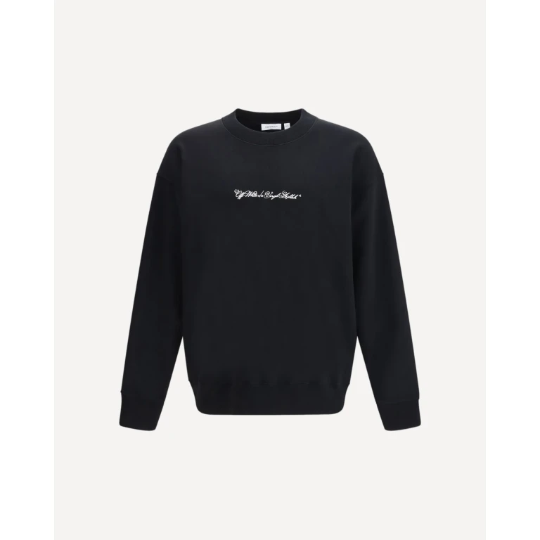 Off-White Cotton Crewneck Sweatshirt (44MBA054S26F0012070)