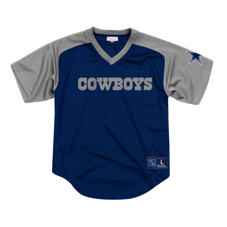 Men's NFL Final Seconds Mesh V-Neck Cowboys