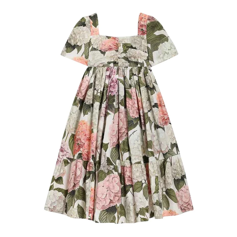 Dolce & Gabbana Jr Robe Au Genou - Blanc (L53DE7HS5T6HA5XG)