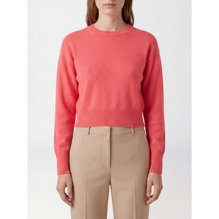 Menorca Cropped Crewneck Jumper in 100% Organic Cashmere (MENORCA905)