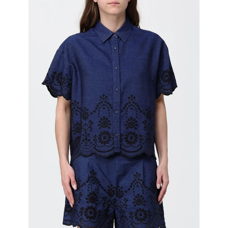 Shirt Woman color Blue (CEM000101309L)