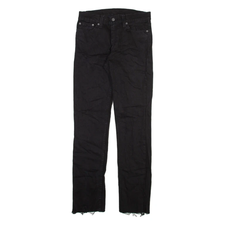 LEVI'S 511 Jeans Mens Black Slim Straight W29 L32