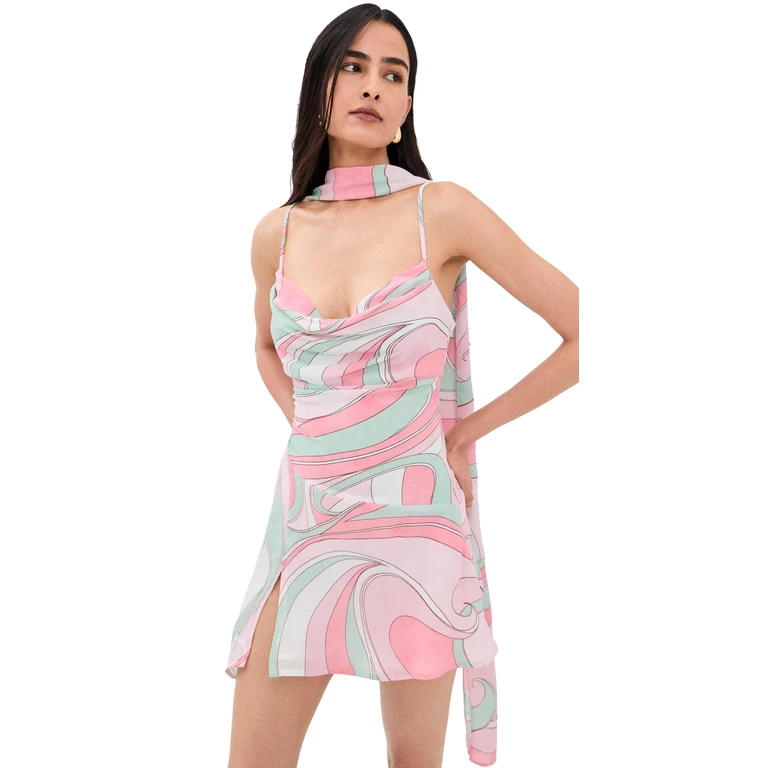 Runaway the Label Alora Dress Camino Pink XS