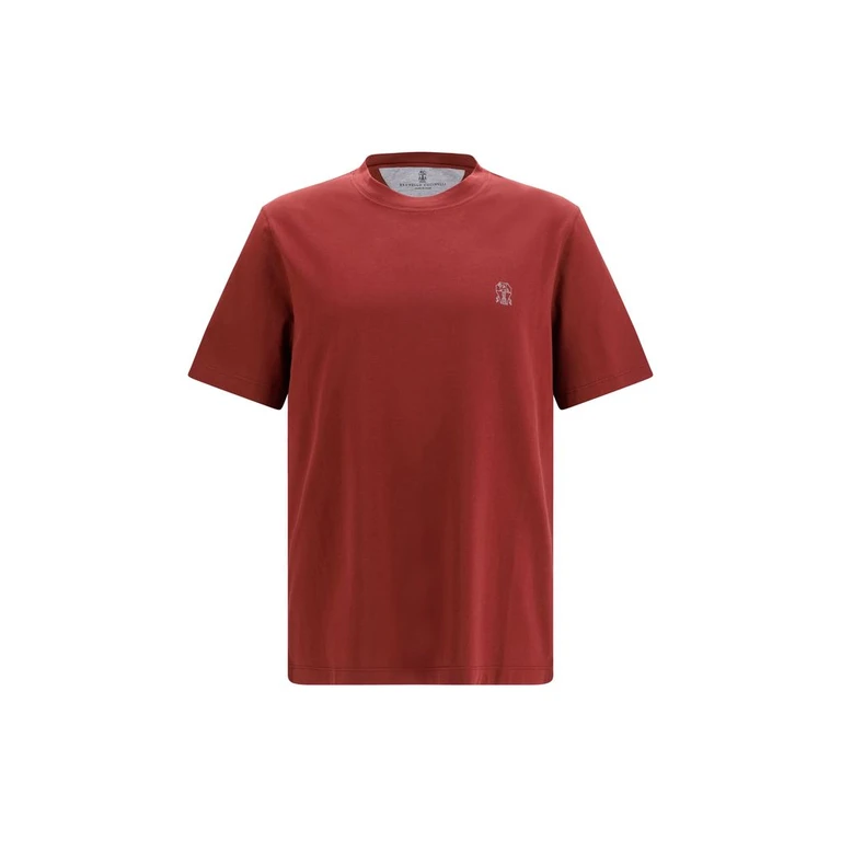 Bordeaux Cotton T-Shirt - Men