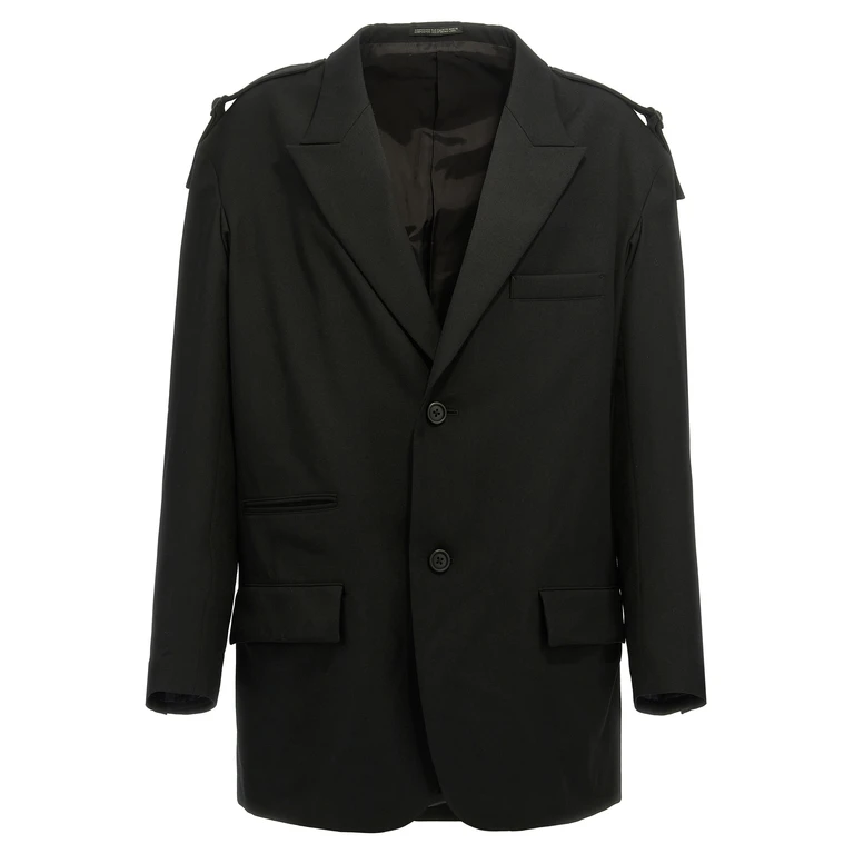 Black Wool Blazer Clothing - Men