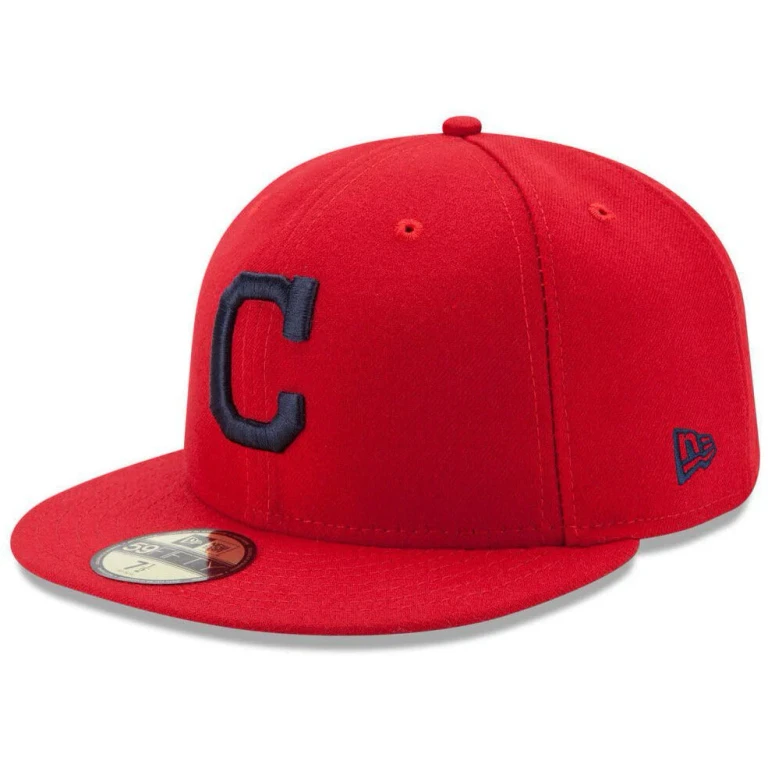 Men's MLB Authentic Collection On Field 59Fifty Fitted Cap Cleveland Indians Hats