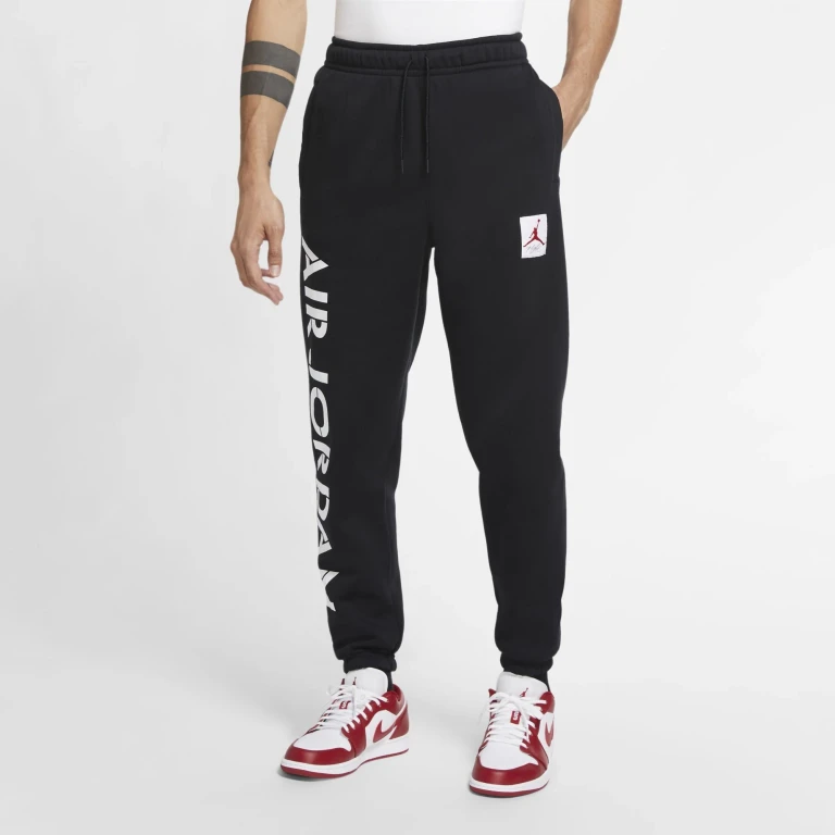Men's Retro 4 Graphic Fleece Jogger Pants