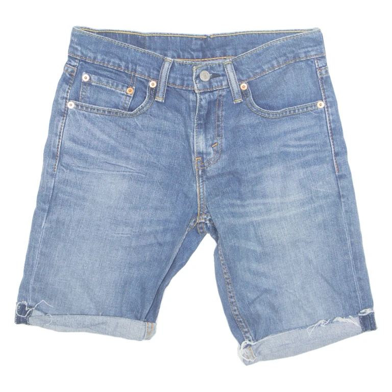 LEVI'S Turn Up 511 Mens Denim Shorts Blue S W28