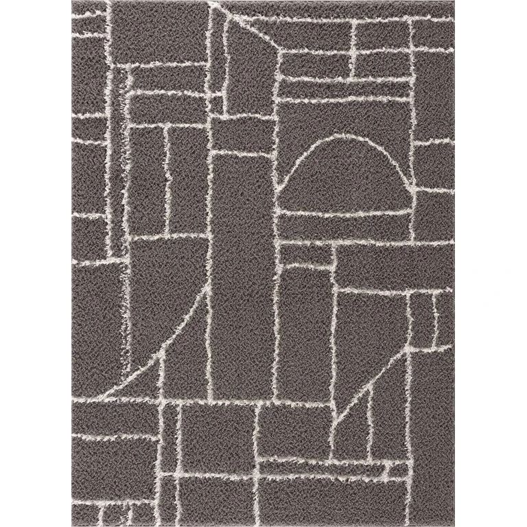 Andia Charcoal Area Rug - Clearance