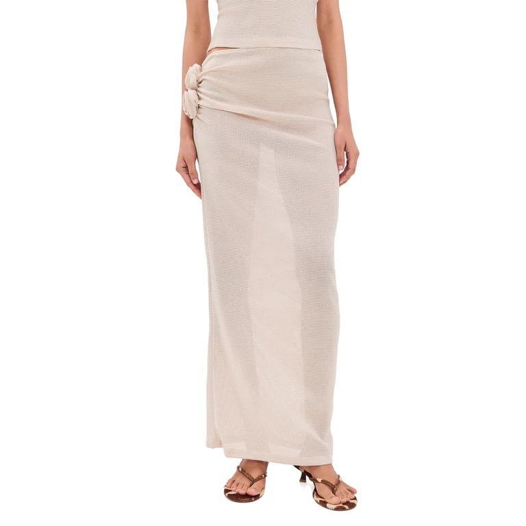 Lioness Soul Mate Maxi Skirt Sand S