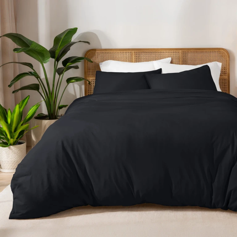 Organic Cotton Jersey Duvet Cover Set