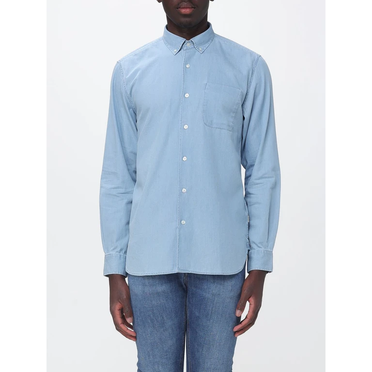 Shirt Men color Denim (CFWOSI0166MRUT40633481)