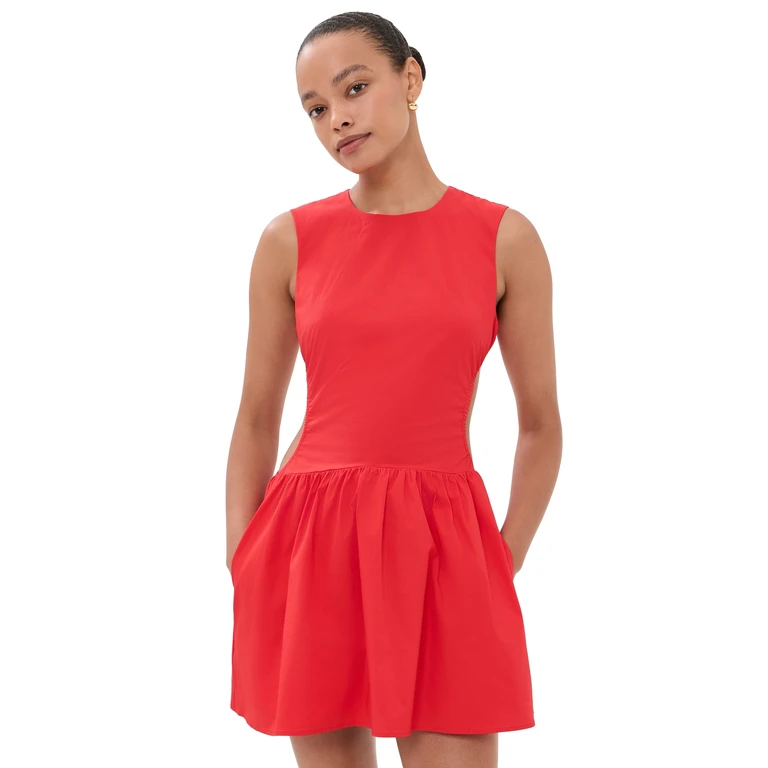 The Sabine Mini Dress Lipstick Red S