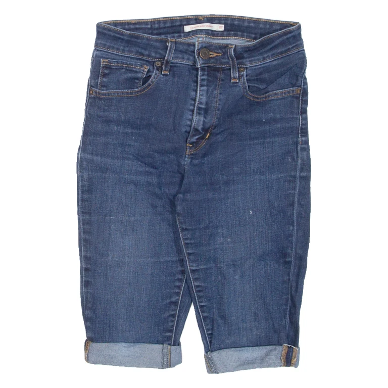 LEVI'S High Rise Womens Jorts Shorts Blue S W27