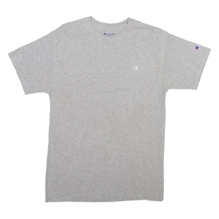 CHAMPION Mens T-Shirt Grey M