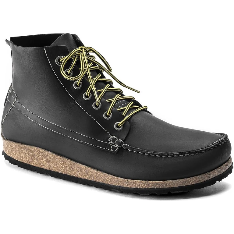 Unisex Marton Waxy Leather Black