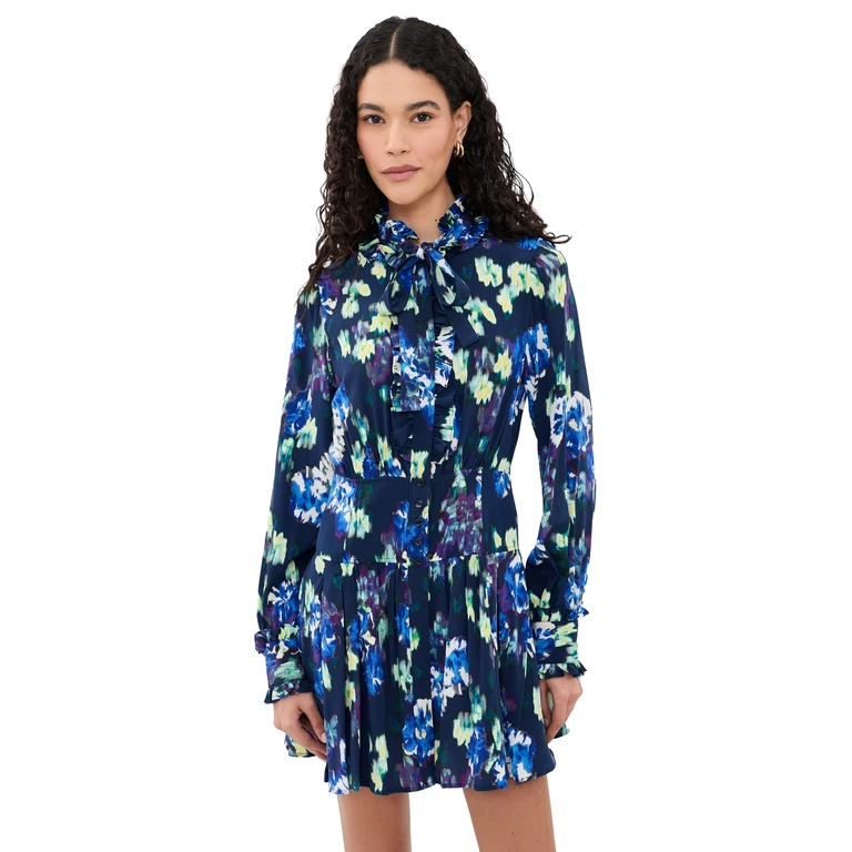 Ulla Johnson Viola Silk Mini Dress Evening Bloom 2