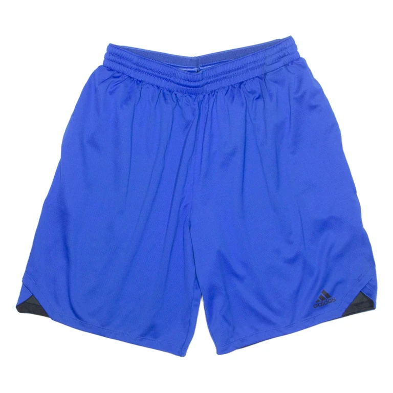 ADIDAS Mens Sports Shorts Blue Relaxed L W28