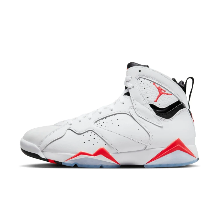 Men's Retro 7 'White Infrared' Sneakers