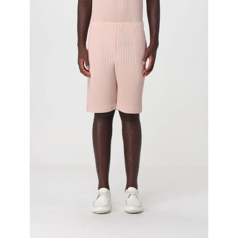 HOMME PLISSE' ISSEY MIYAKE Homme Plissé Issey Miyake Knee-Length Crêpe Shorts with Elastic Waist (HP66JF13425)