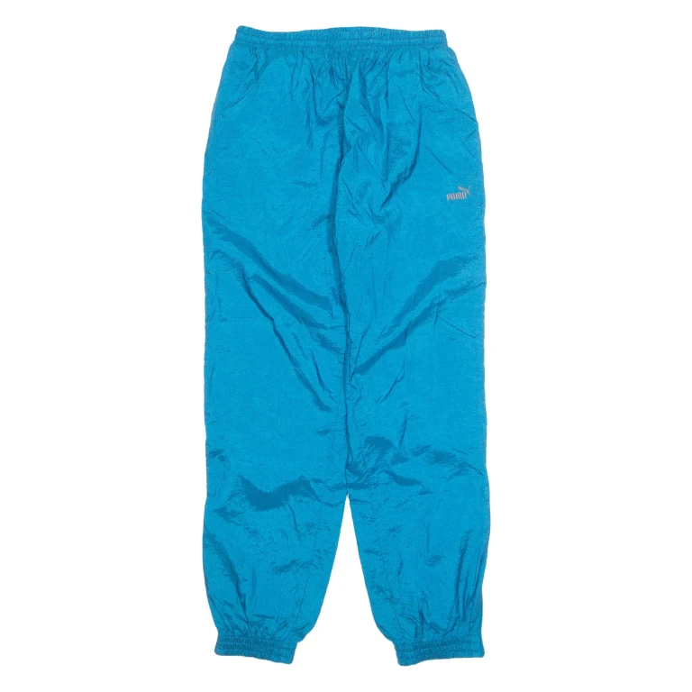 PUMA Mens Track Pants Blue 90s Tapered M W24 L31