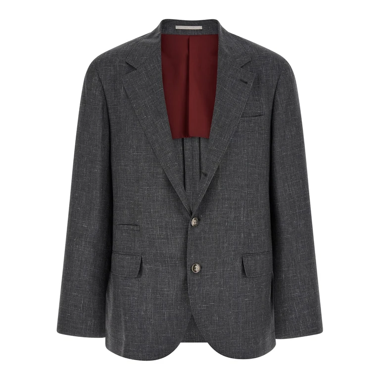 Brunello Cucinelli Gray Wool Blazer Clothing - Men