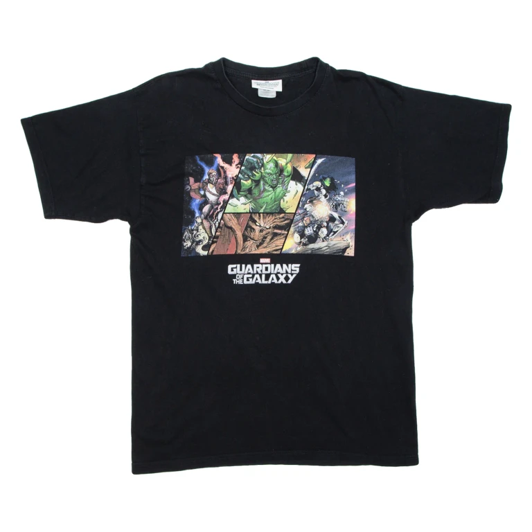 GUARDIANS OF THE GALAXY Mens T-Shirt Black M