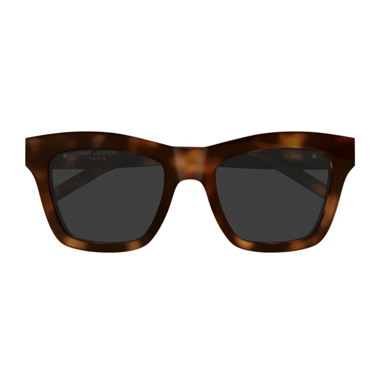 Saint Laurent Sl M156 Linea Monogram Havana Acetato Riciclato Sunglasses - Women