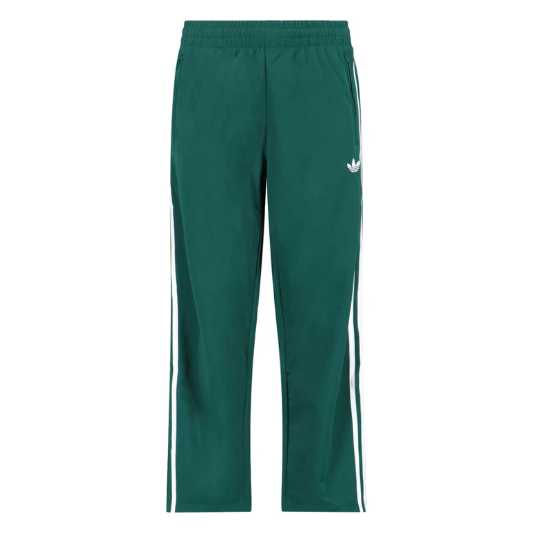Adidas Trousers Green Recycled Polyester - Men