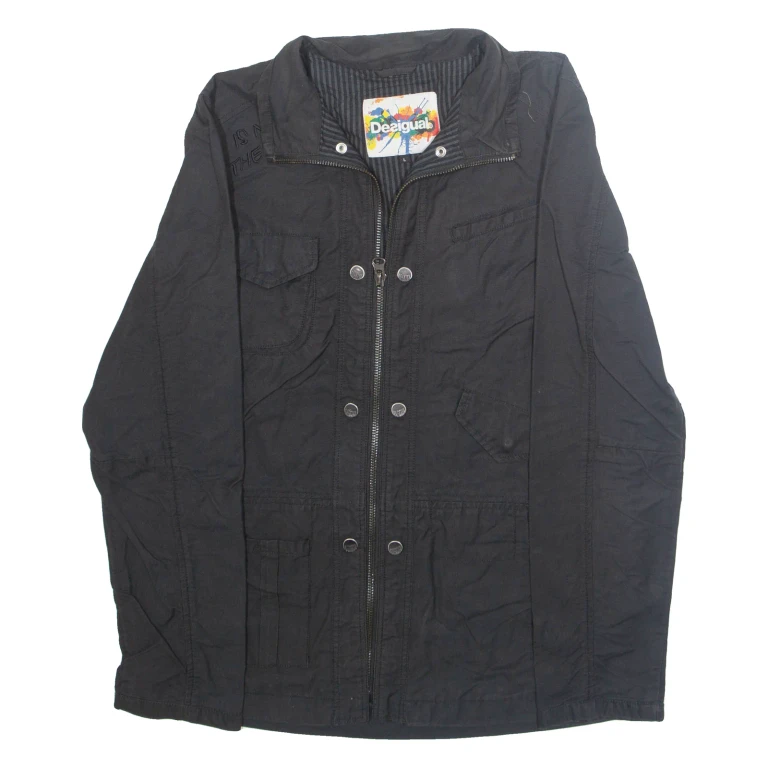 DESIGUAL Mens Jacket Black L