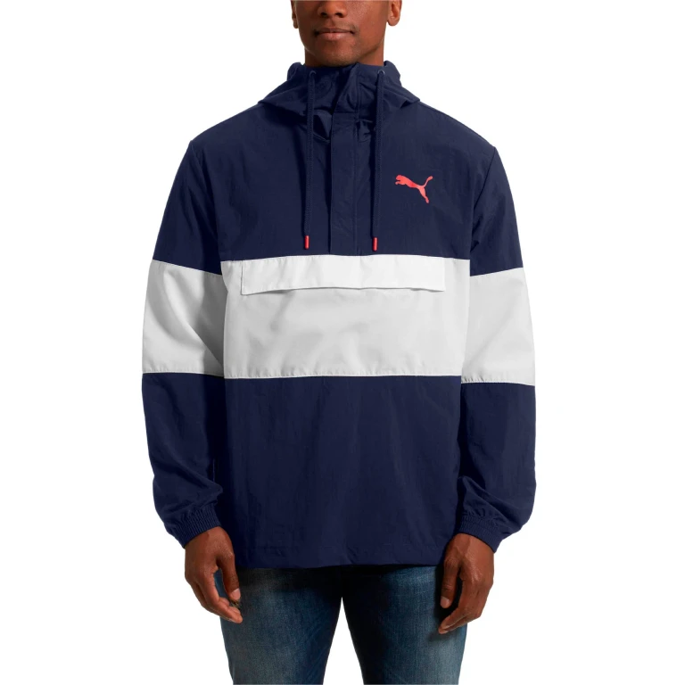 Men's 1/2 Zip Windbreaker Jackets