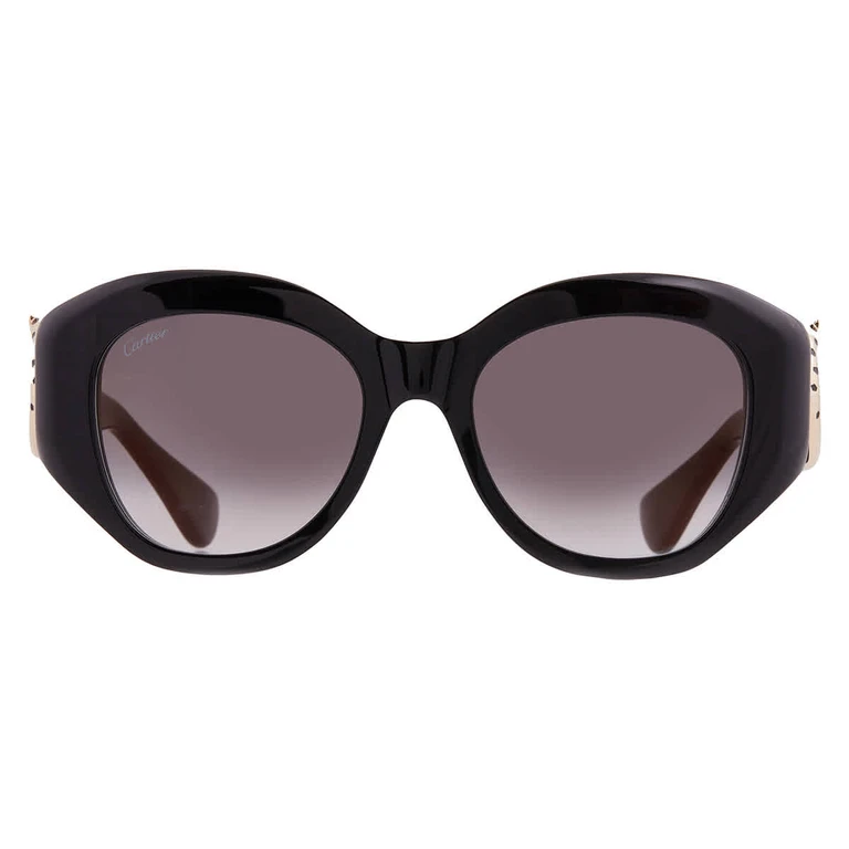 Cartier Panthere de Cartier Grey Butterfly Ladies Sunglasses CT0502S 001 53