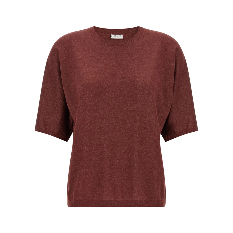 Brunello Cucinelli Bordeaux Cashmere Cardigan Clothing - Women