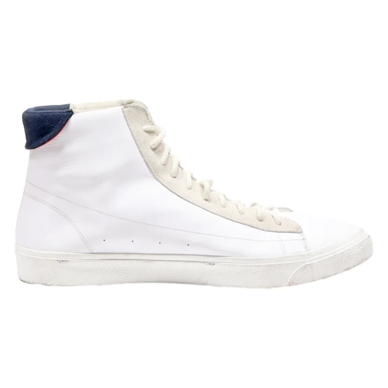 TOMMY HILFIGER Ankle Boots White Leather Mens UK 10.5