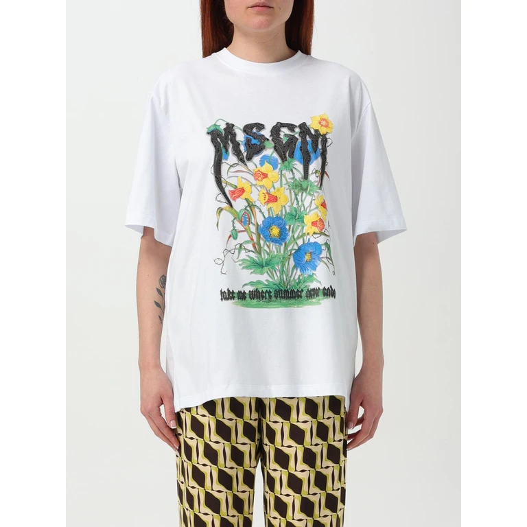 MSGM T-Shirt Woman color White (3842MDM10225700201)