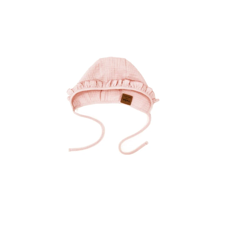 Organic Muslin Baby Hat Pink