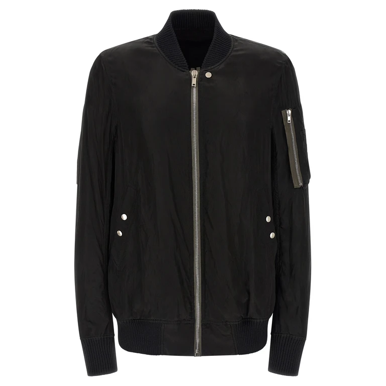 Rick Owens Black Copper Bomber Clothing - Men