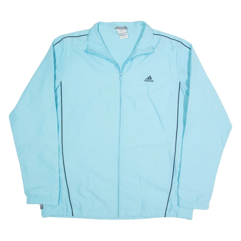 ADIDAS Womens Shell Jacket Blue UK 20