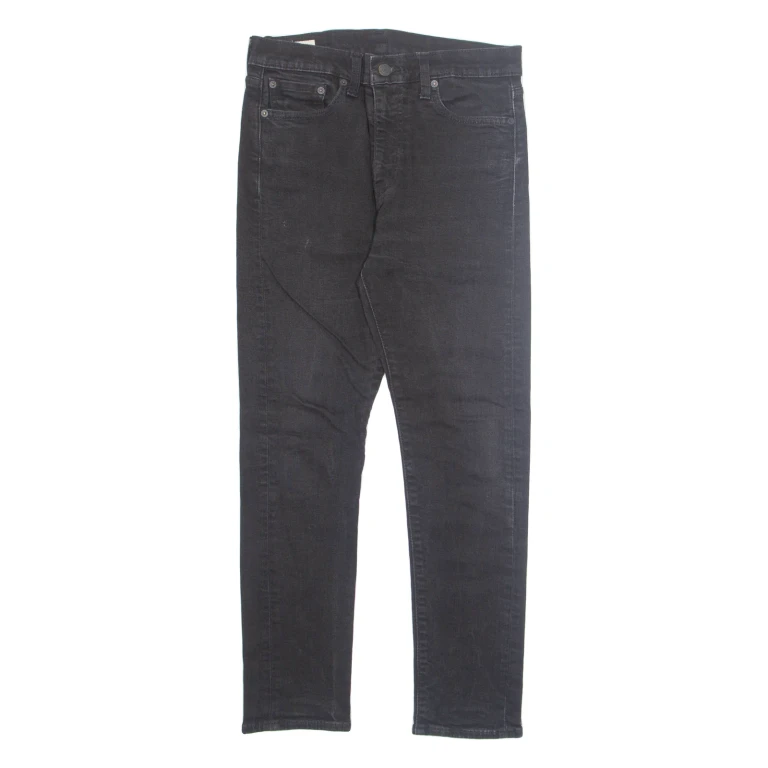 LEVI'S 510 BIG E Jeans Mens Black Slim Skinny W32 L27