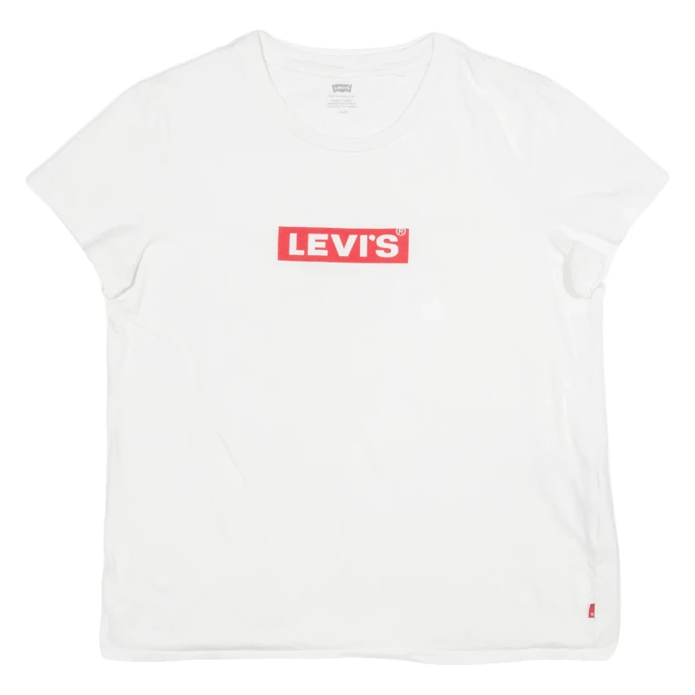 LEVI'S Womens T-Shirt White L