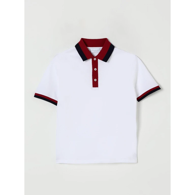 GUCCI Polo Shirt Kids color White (825164XJHAN9250)