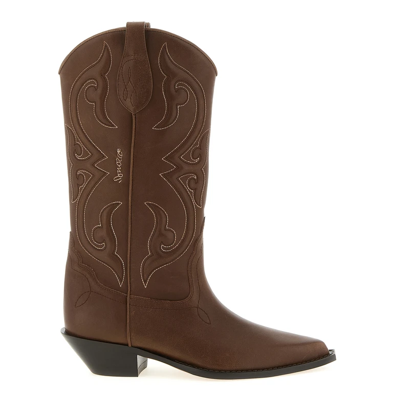 Sonora Brown Calfskin Chelsea Boots - Women