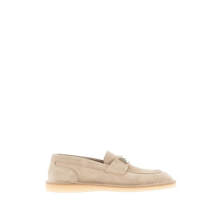 Dolce & Gabbana Wildleder-Loafer mit DG-Logo