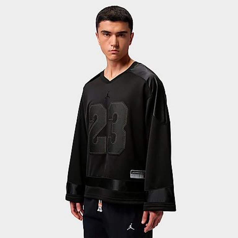 Nike Men's Jordan Brooklyn Festival Hockey Jersey in Black Size: XS
