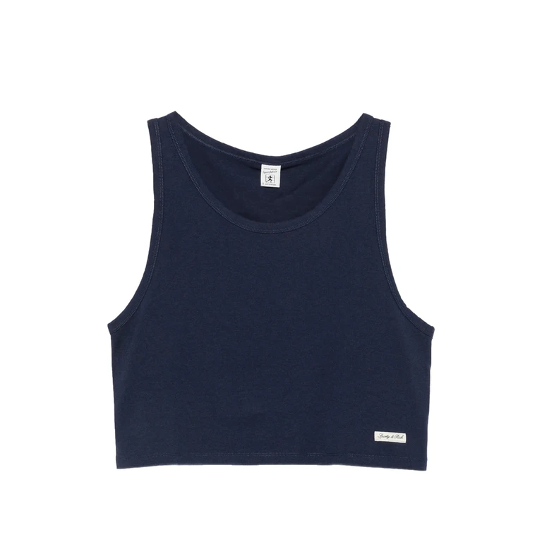 Sporty & Rich Logo-patch Tank Top