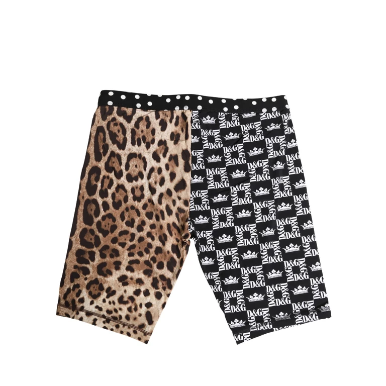 Dolce & Gabbana Multicolor Patterned Cycling Bike Shorts Underwear Elastane Nylon - Men