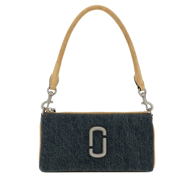 Denim Shoulder Bag Darkwashindigo Borse A Mano - Women