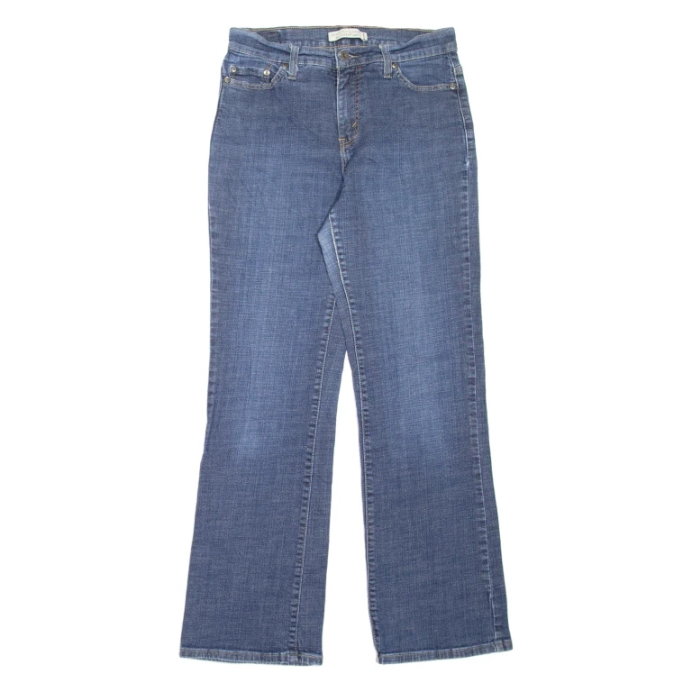 LEVI'S Perfectly Slimming 512 Womens Jeans Blue Bootcut Stone Wash W29 L30