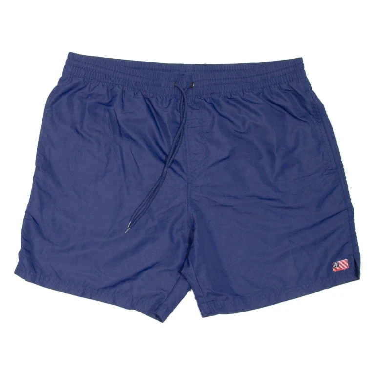 JOHNNY BRASCO Mesh Lined Mens Swimming Shorts Blue XL W34